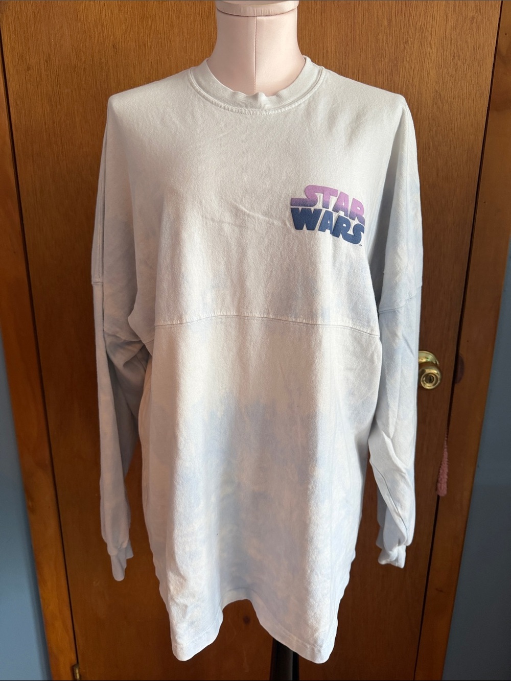 Disney Star Wars Cloud City Spirit Jersey Blue Tie Dye in good condition.